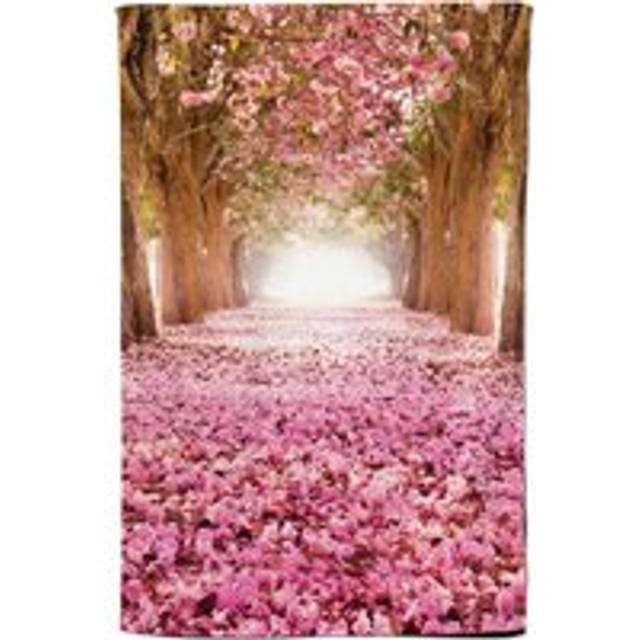 Pink Flower Tree Tunnel Tea Towel - One Size