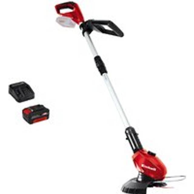Einhell GE-CT 18 Li 18v Cordless Telescopic Grass Trimmer and Edger 240mm 1 x 4ah Li-ion Battery Charger