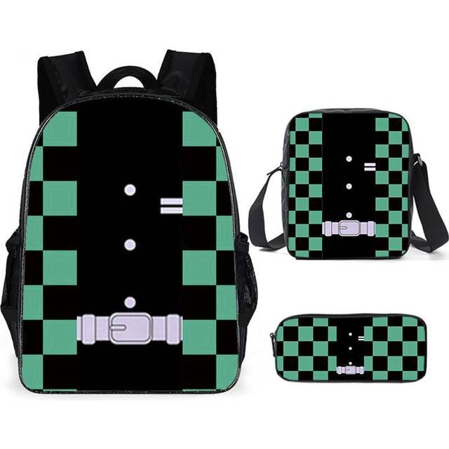 (13) Japanese comics around the children's backpack digital printing Oxford cloth cartoon pencil case, children's gifts