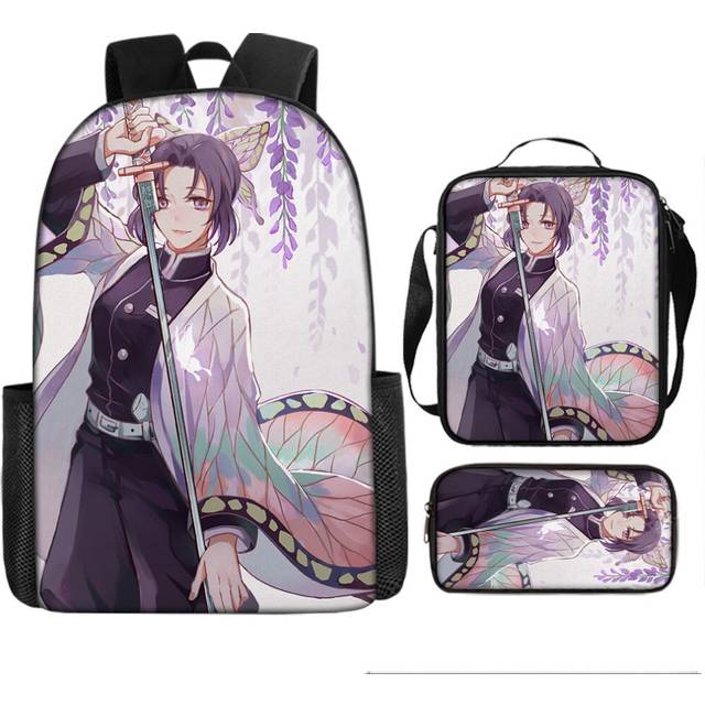 (81) Japanese comics around the children's backpack digital printing Oxford cloth cartoon pencil case, children's gifts
