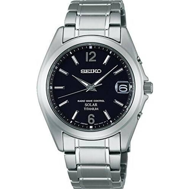 [Seiko Watch] Men's Seiko Selection Titanium Solar Radio-Controlled Watch SBTM229 Silver
