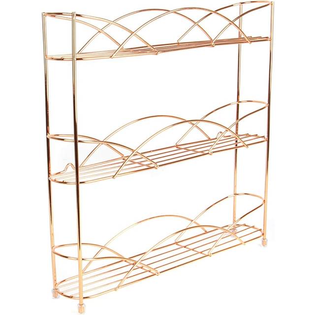 3 Tier Herb & Spice Rack Rose Gold | M&W