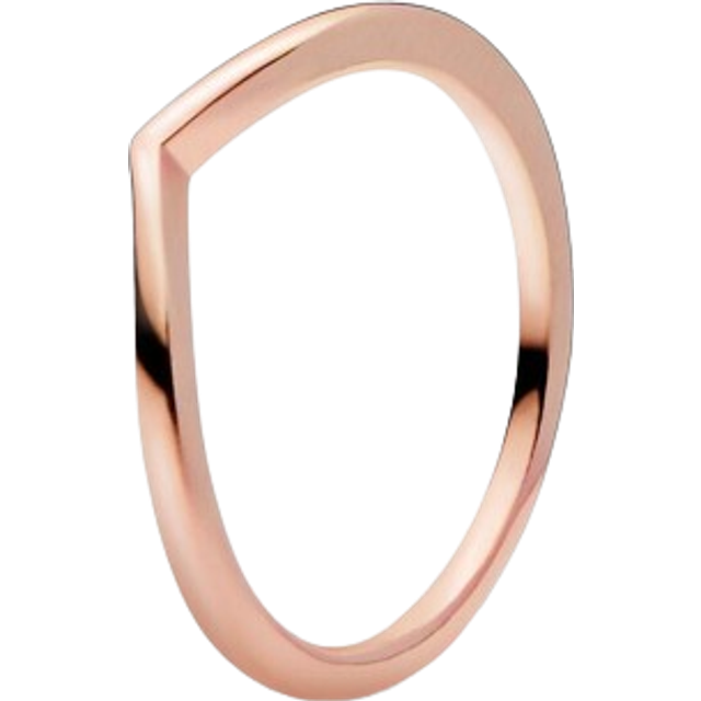 Pandora Rose Gold Shining Wish Ring - Ring Size 48