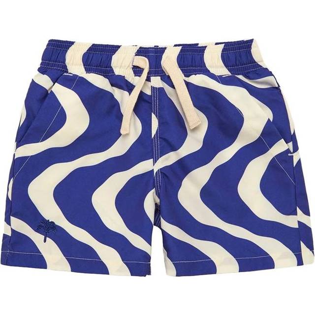 Kids Blue Rippling Swim Shorts Junior, Blue, 10