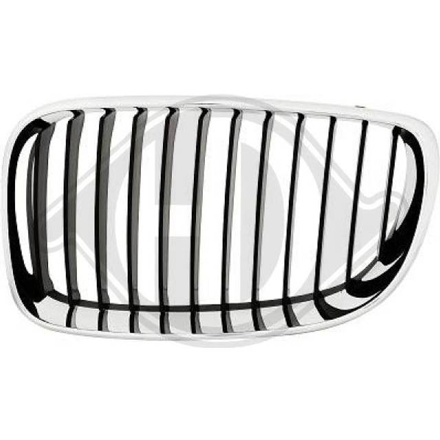 DIEDERICHS 1280141 Kylargrill Priority Parts Vänster, krom/svart