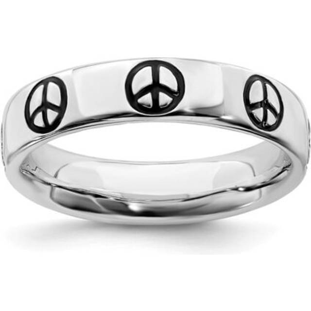 Sterling silver stackable expressions patterned 0.14 ct. diamond ring sz 5 to 10