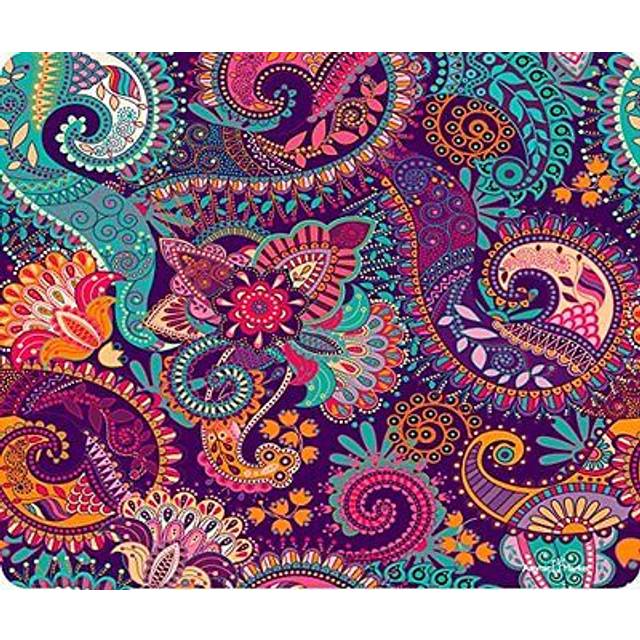 Atomic Market Paisley Paint Bright Thick Mouse Pad