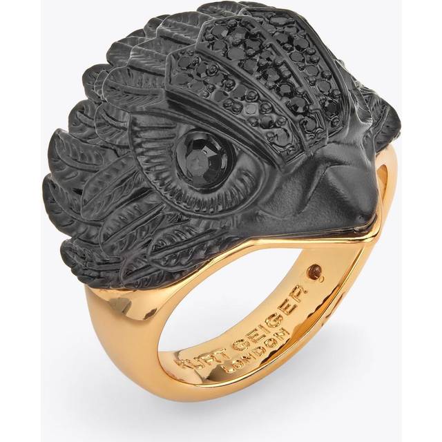 Kurt Geiger Women's Jewellery Gold Combination Pave Eagle Ring
