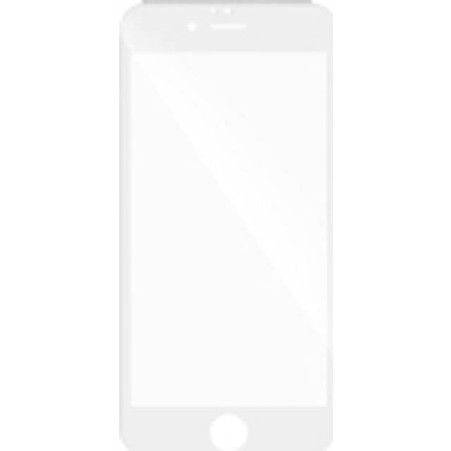 iPhone 6/6S SkÃ¤rmskydd av HÃ¤rdat Glas â¢ Full Glue â¢ Vit