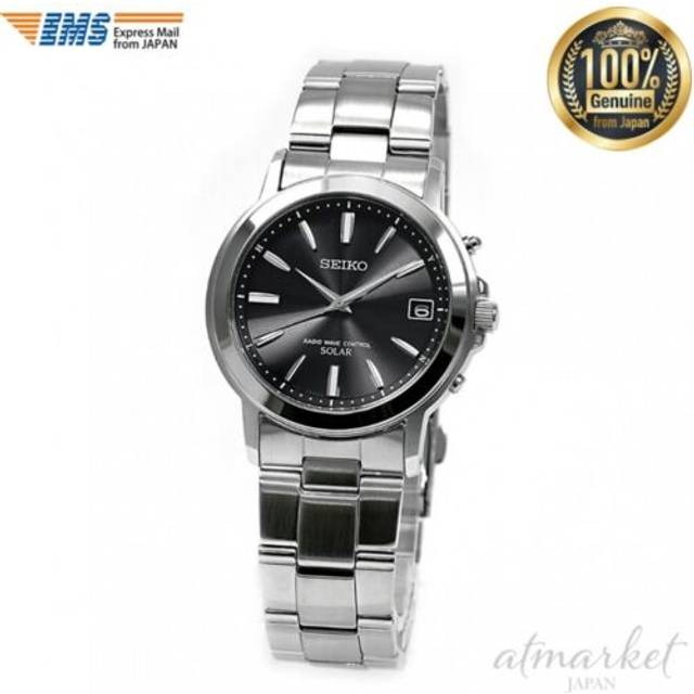 [Seiko Watch] Men's Solar Radio-Controlled Watch Seiko Selection SBTM169 Silver