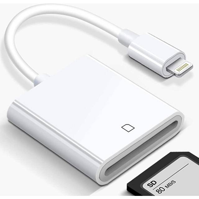 Sd Card Reader, Apple Lightning To Sd Card Camera Reader Adapter