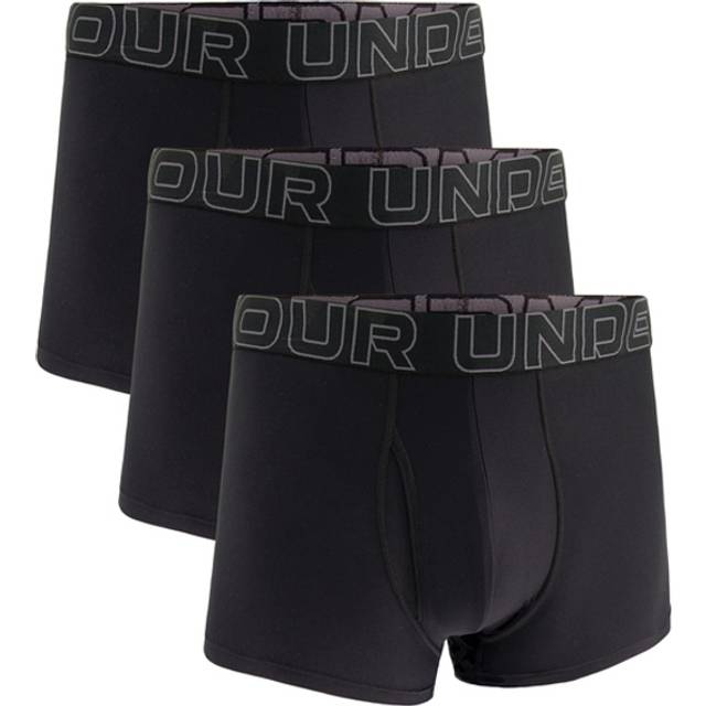 Under Armour Performance Tech 3 Solid Boxerjock 3 Pack Underkläder Herr Storlek S Färg svart