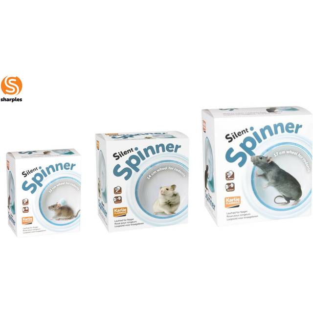 Spinner - (12cm to 17cm) - sharples animal exercise wheel hamster rat mice toy