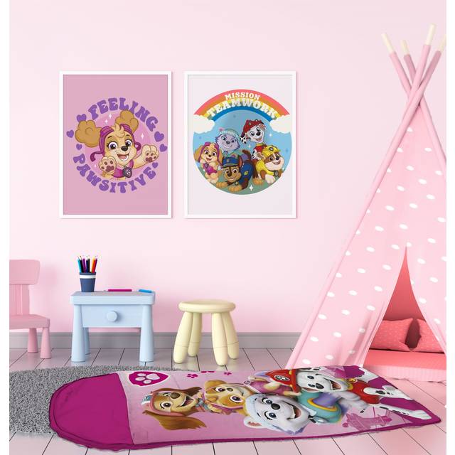 Home -Tex Junior sovepose Paw Patrol Lyserød 70x140 cm vandafvisende