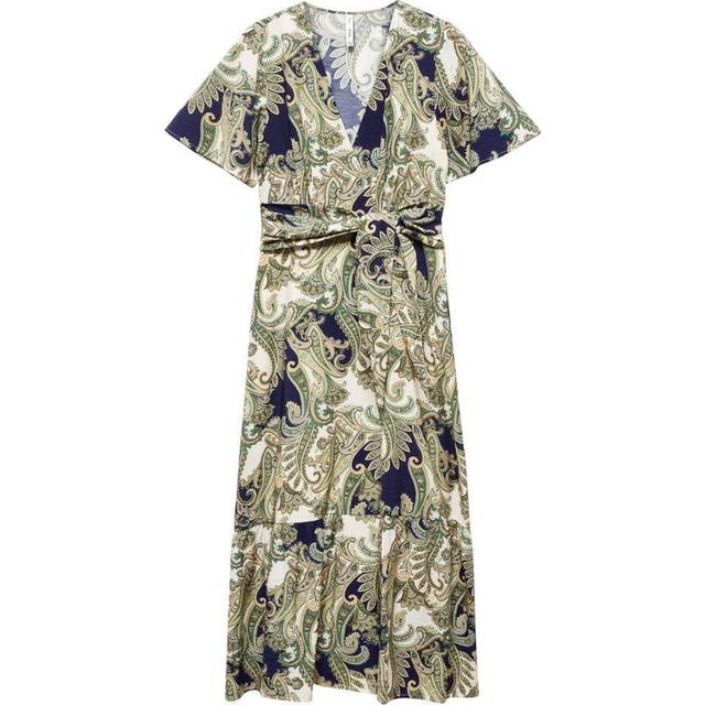 Mango Dress Paisley - Green