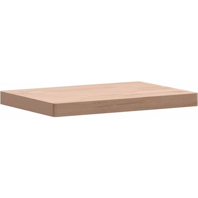 Gracie Oaks Gracie Chopping Board Solid Wood Beech 4cm H x 50cm W x 35cm D