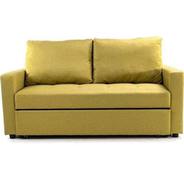 (Lime) Stylish and Comfortable 2 Seater Sofa Bed