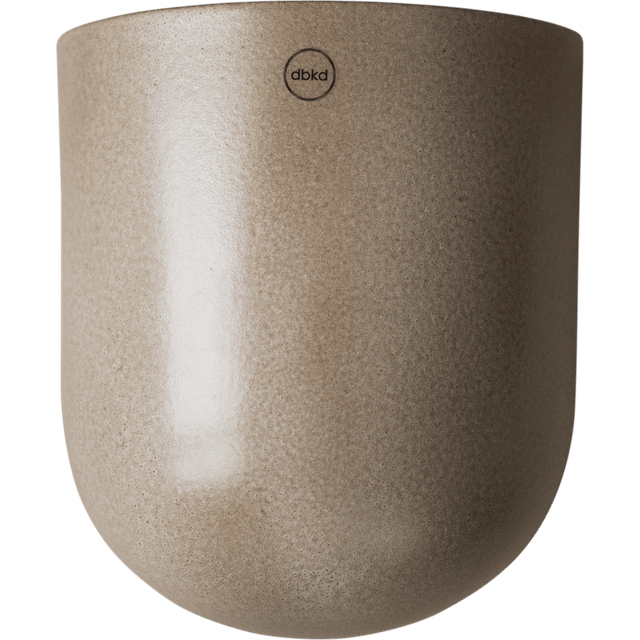 DBKD Cut vägghängd kruka beige X-large 24 cm - Beige