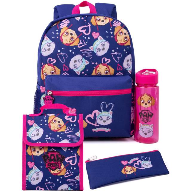 Paw Patrol 4 Piece Backpack Set (Girls Blue)