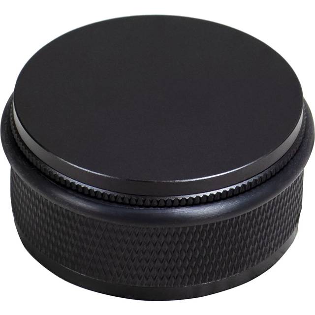 Buster + Punch Hardware Cross Cut Knurled Door Stop In Black
