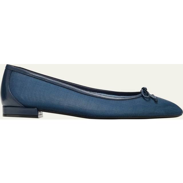 Stuart Weitzman Women's Arabella Mesh Bow Ballet Flats