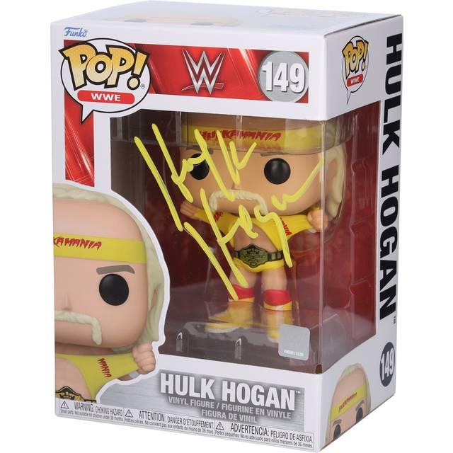 Hulk Hogan Autographed Mattel #149 Ripping Shirt Funko Pop! Figurine