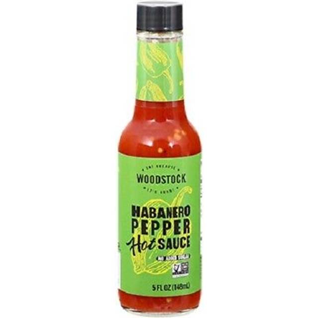 Woodstock Non-GMO Hot Sauce Habanero Pepper 5 fl oz
