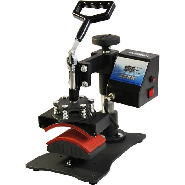 PixMax Sublimation Cap Heat Press Machine - Black - 50.0 cm x 26.0 cm x 34.0 cmcm