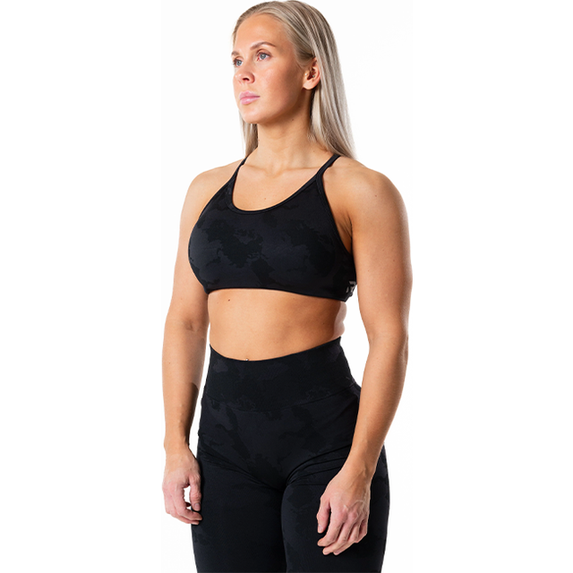 Prime Seamless Camo Top  - Svart