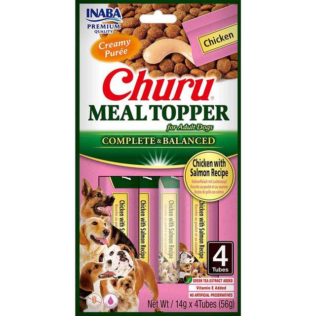 Churu Dog Meal Topper Chicken/Salmon 4 st