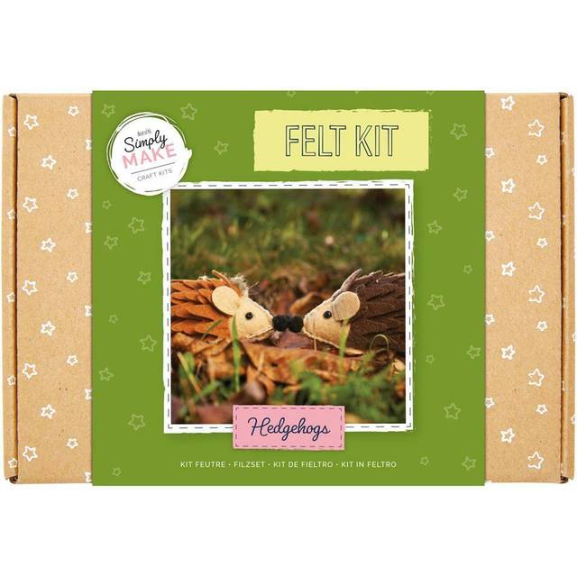 Simply Make Felt Kit - Hedgehogs