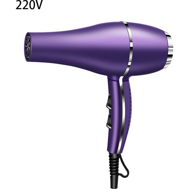 (Purple EU) Hair Hair Dryer Salon Style 2color Highpower Household Useu 2200w 220v110v