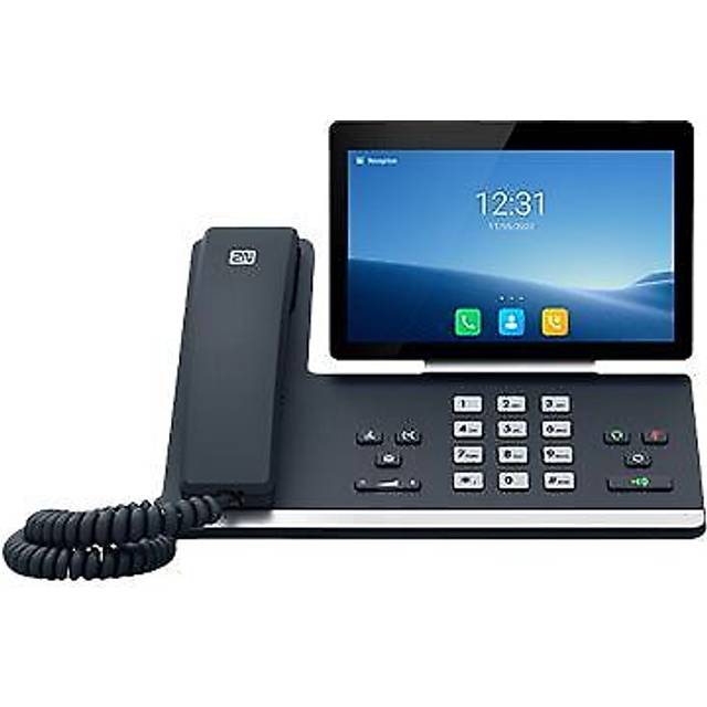 2N D7A IP phone Black LCD Wi-Fi