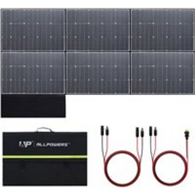 Foldable Solar Panel 600 w For Power Station Solar Generator Allpowers SP039