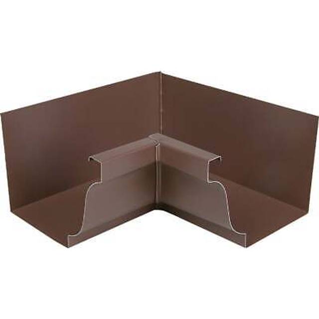 AMERIMAX HOME PRODUCTS 1920119 4-Inch Galvanized Inside Mitre  Brown
