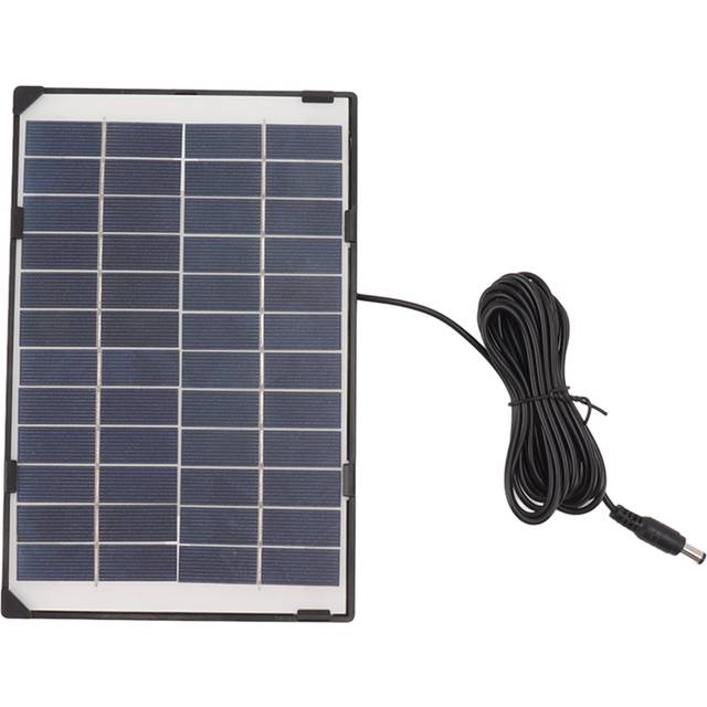 6W 12V Polycrystalline Silicon Solar Panel 6W 12V DC5521 Camera Solar Panel Outdoor Home Surveillance Lighting Charger