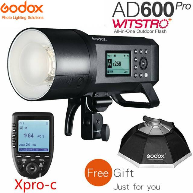 Godox AD600Pro TTL HSS Outdoor Flash+XPRO-C for Canon+120cm Softbox
