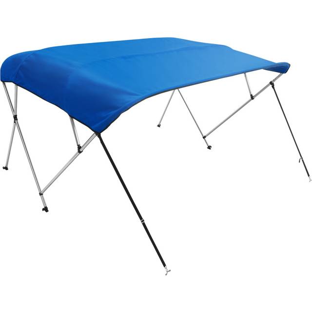 Vevor 4 bow bimini top boat cover 900d polyester canopy alu frame 231-244cm wide