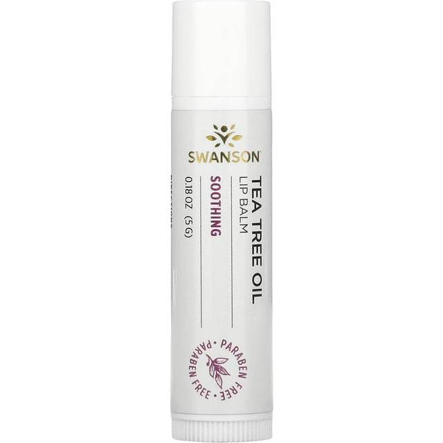 Swanson, lip balm, tea tree oil, 5g (0.18oz)