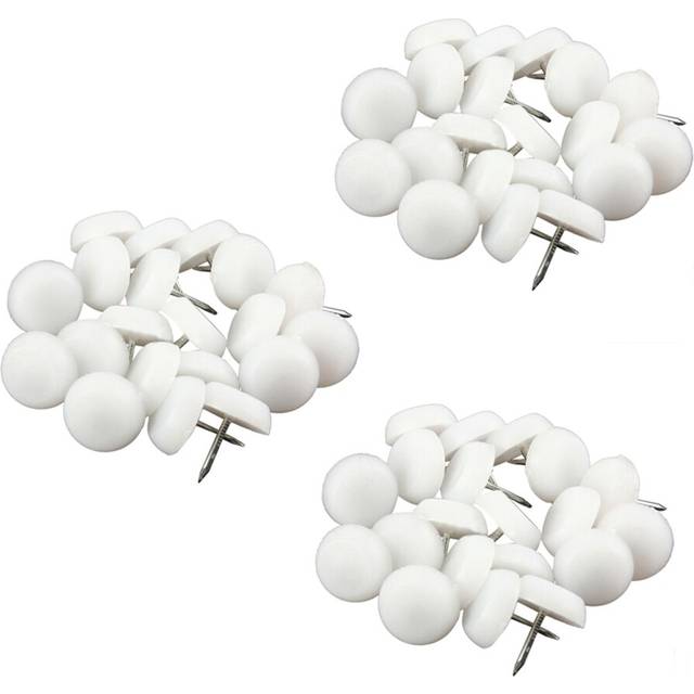 300X Felt Feet Pad Skid Glide Nail Protector Furniture Chair Table Leg 14mm