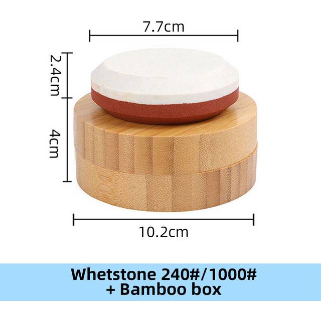 (a-Beige) Ax Blade Tools Sharpening Stone Knife Sharpener Whetstone Dual Grit Multi-Purpose Grinding Hatchets Machetes Shovels Outdoor