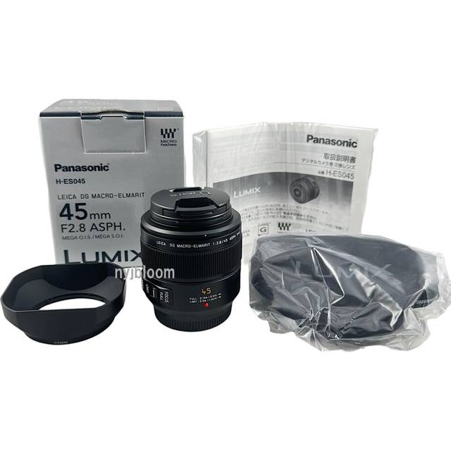 Panasonic Panasonic for micro four thirds leica DG MACRO-ELMARIT 45mm F2.8 ASPH. MEGA O.I.S single focus macro lens H-ES045