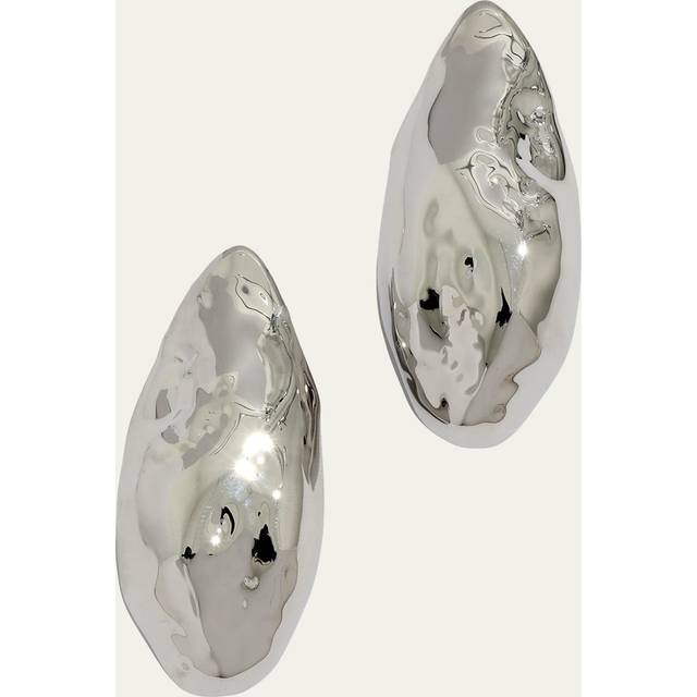Alexis Bittar Molten Puffy Teardrop Post Earrings in Silver | Statement Jewelry from Alexis Bittar (One Size)