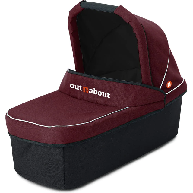 Out n About V5 Double Carrycot - Bramble Berry Red