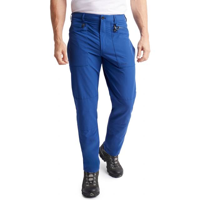 Men's Stretch Bags Walking Trousers - Stratus Blue - 32 Long