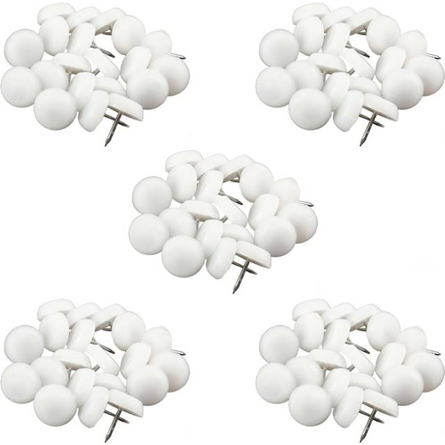 500X Felt Feet Pad Skid Glide Nail Protector Furniture Chair Table Leg 14mm