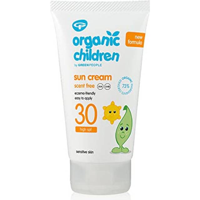 Organic Children Scent Free Sun Cream SPF30 150ml | Natural, Organic Sunscreen for Kids | Eczema Friendly, Sensitive
