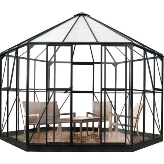 Halls Greenhouses Atrium 9m² Aluminium Glas