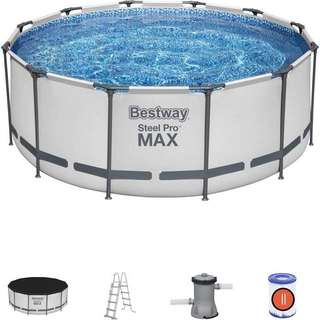 Bestway Hard Sided Pool - Blue (122cm H x 366cm W x 366cm D)
