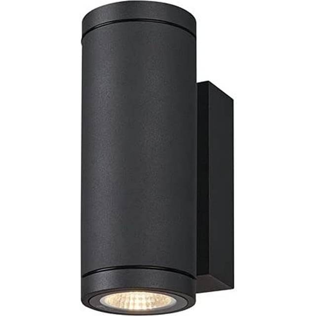 SLV Enola Round Up/Down S Outdoor LED Surface-Mounted Wall Light Anthracite